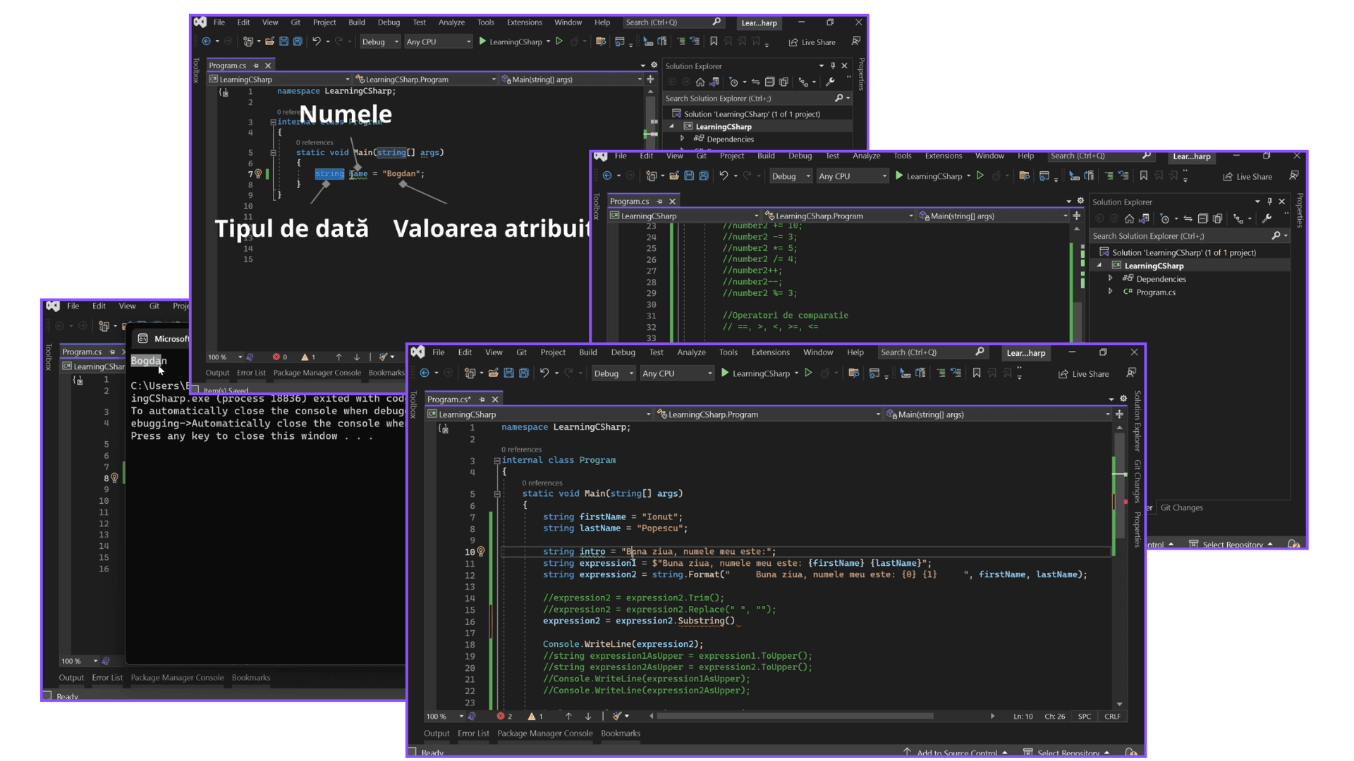C# Masterclass - bazele programării