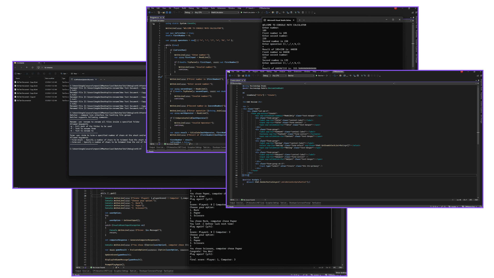 C# Masterclass - practică