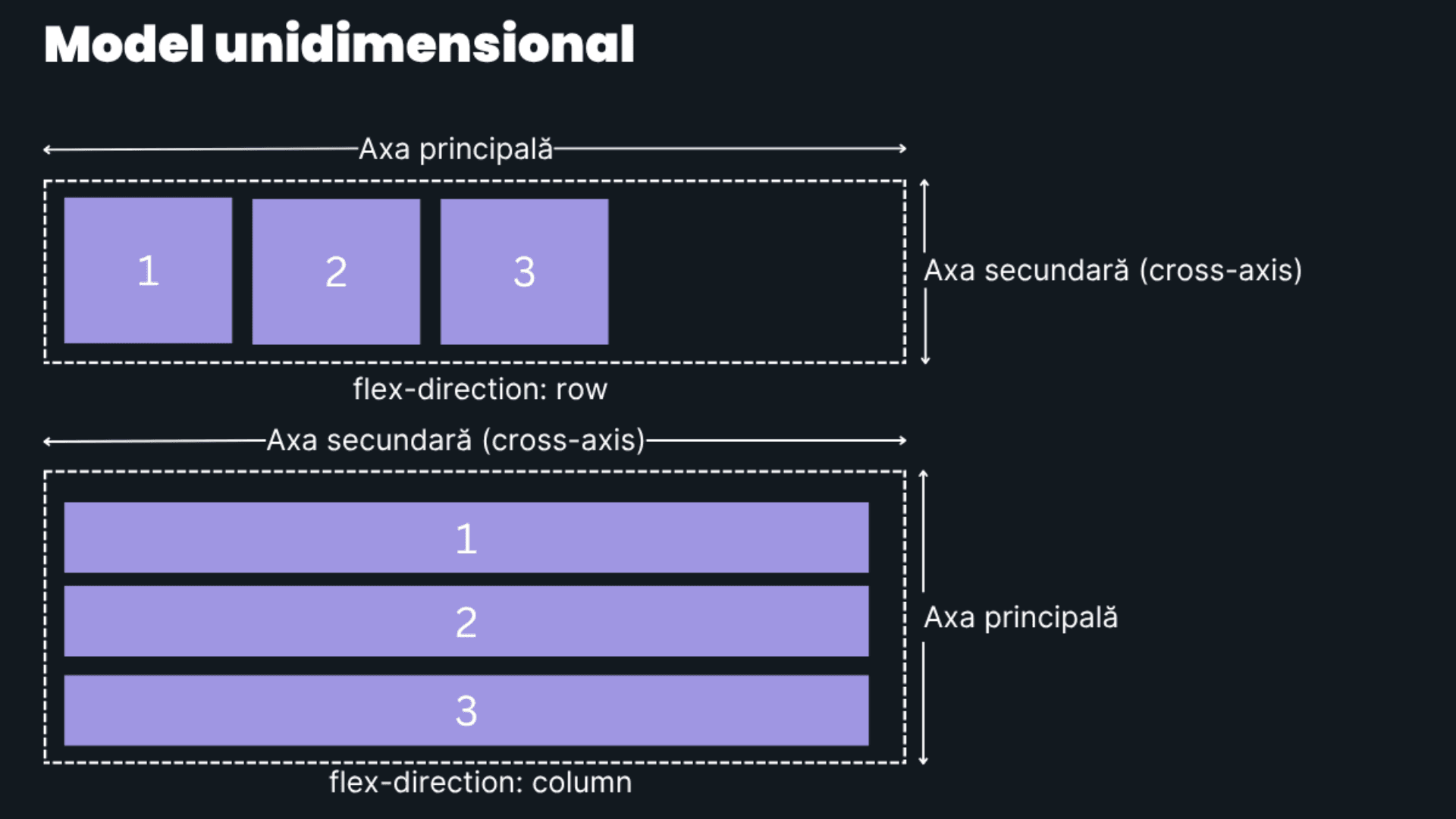 Captură lecție - Flexbox & Grid